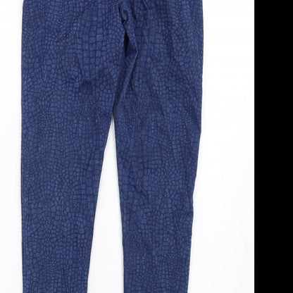 Womens UK Size 6 Marks and Spencer  Carrot Blue Leggings