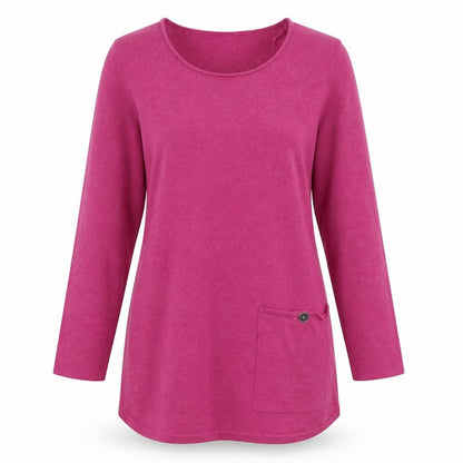 Womens UK Size 10 Marble Pink Tunic Jumper