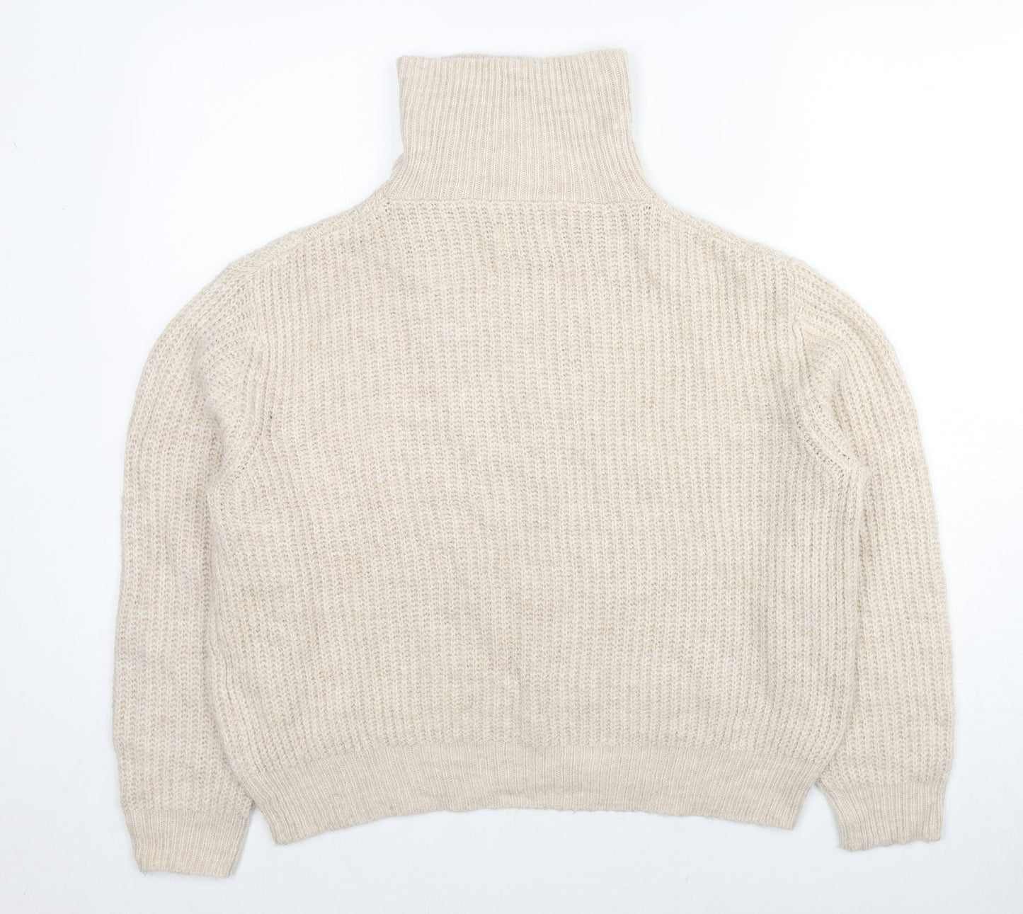 Womens UK Size S Only Beige Pullover Jumper