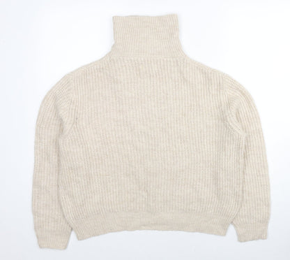 Womens UK Size S Only Beige Pullover Jumper