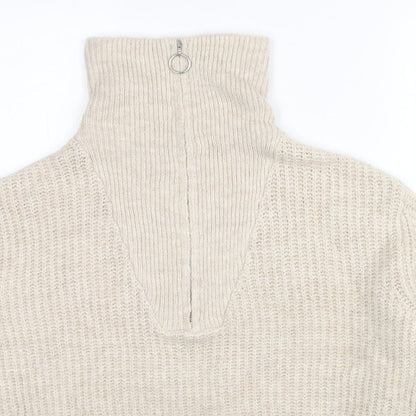 Womens UK Size S Only Beige Pullover Jumper