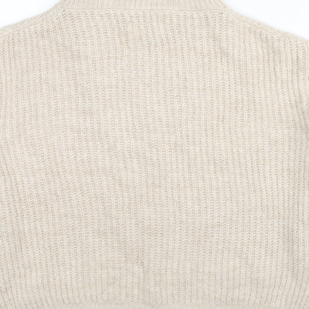 Womens UK Size S Only Beige Pullover Jumper