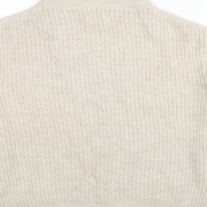 Womens UK Size S Only Beige Pullover Jumper