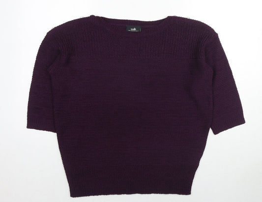 Womens UK Size M Wallis Purple Pullover Jumper