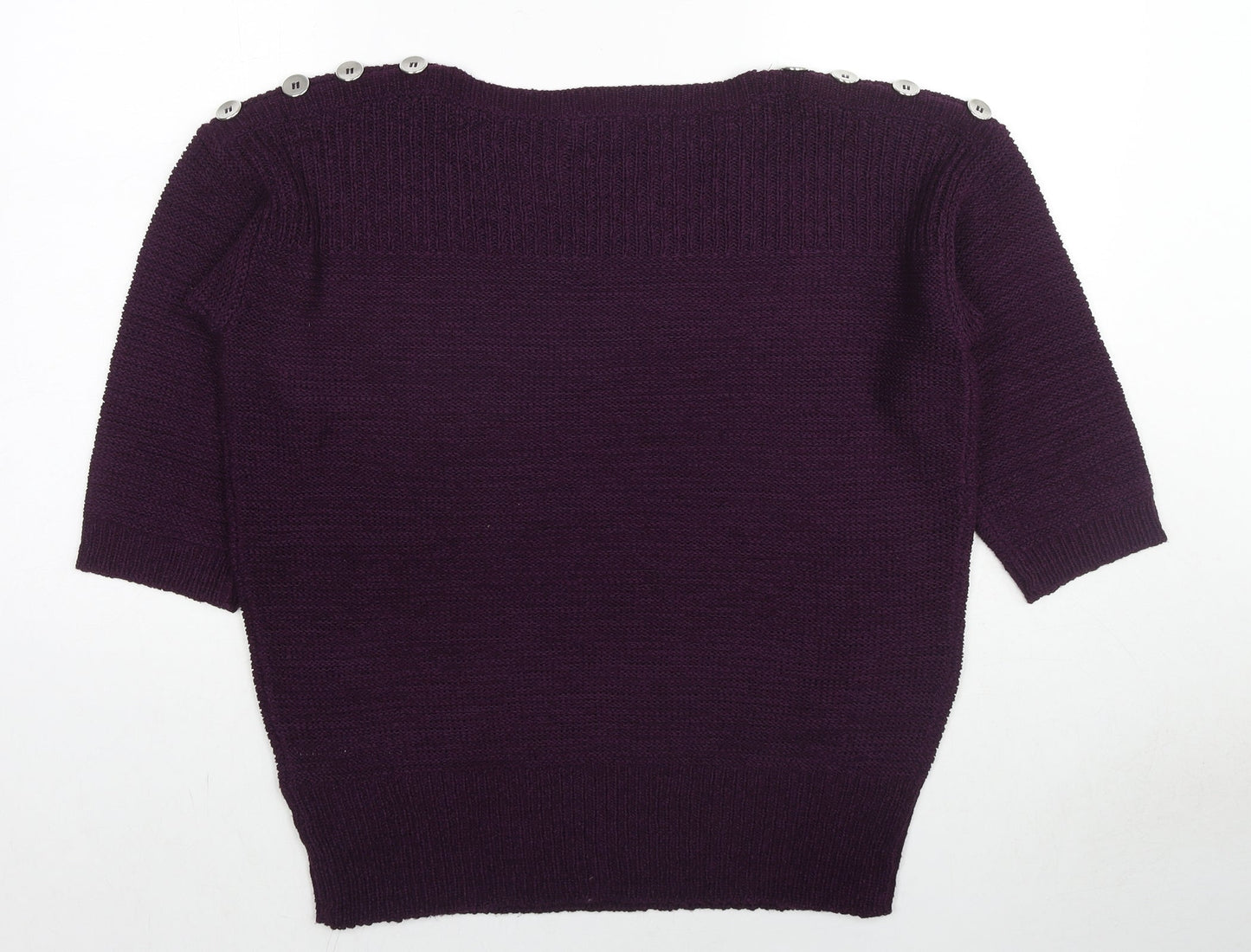 Womens UK Size M Wallis Purple Pullover Jumper