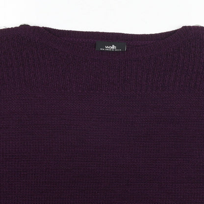 Womens UK Size M Wallis Purple Pullover Jumper
