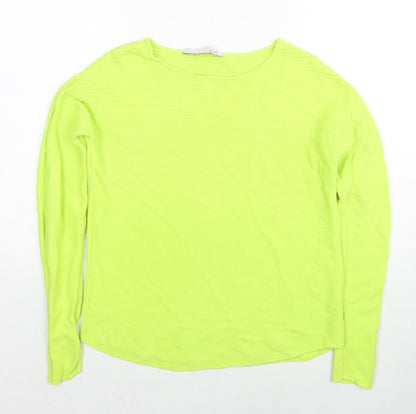 Womens UK Size 8 Oui Green Pullover Jumper