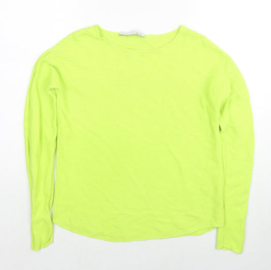 Womens UK Size 8 Oui Green Pullover Jumper