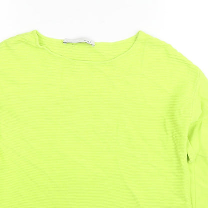 Womens UK Size 8 Oui Green Pullover Jumper