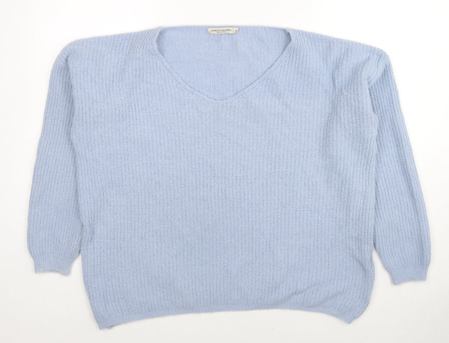 Womens UK Size M Vanessa Alexandra Blue Pullover Jumper