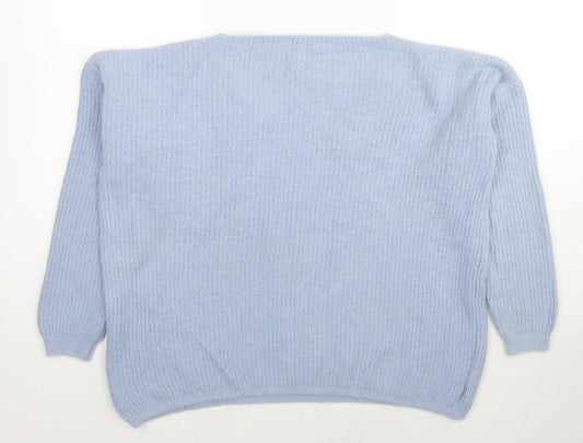 Womens UK Size M Vanessa Alexandra Blue Pullover Jumper