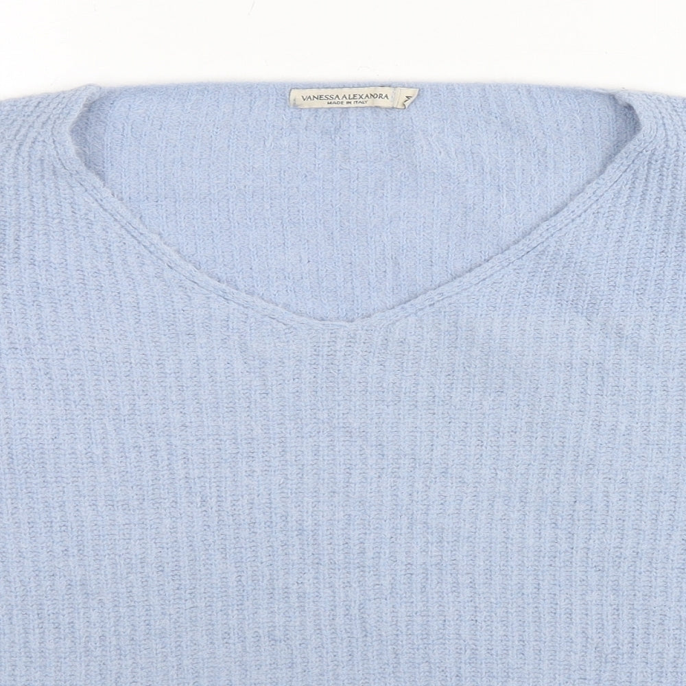 Womens UK Size M Vanessa Alexandra Blue Pullover Jumper