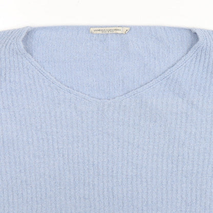 Womens UK Size M Vanessa Alexandra Blue Pullover Jumper