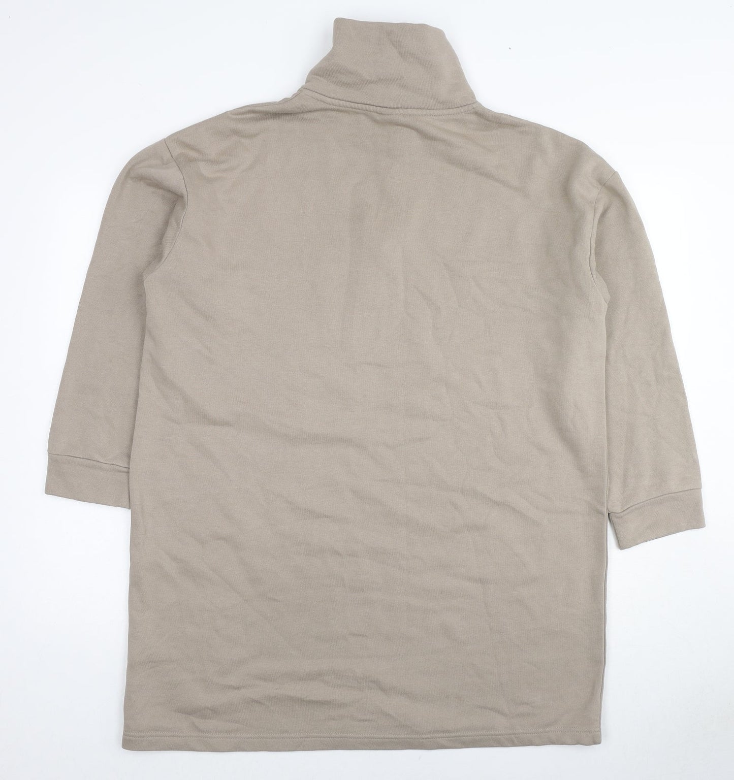 H&M Womens Beige Cotton Pullover Sweatshirt Size S Pullover