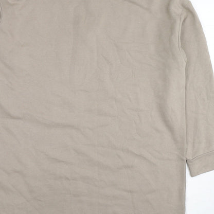 H&M Womens Beige Cotton Pullover Sweatshirt Size S Pullover