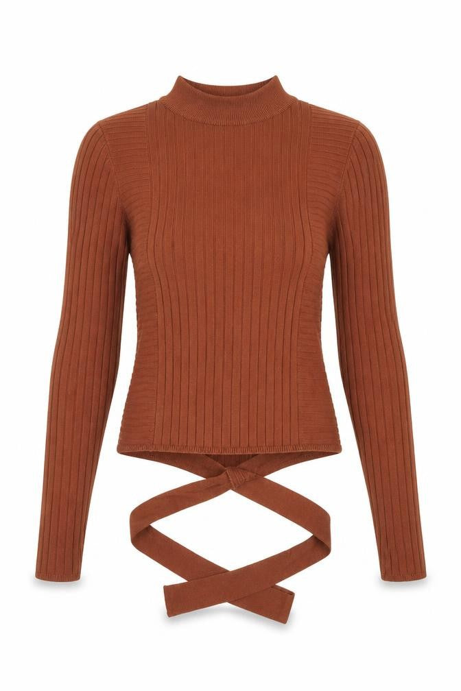 Womens UK Size 8 ASOS Brown Pullover Jumper