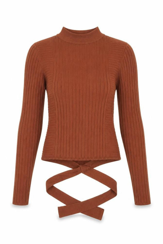 Womens UK Size 8 ASOS Brown Pullover Jumper