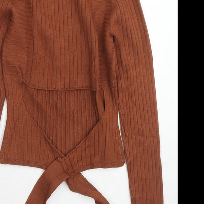 Womens UK Size 8 ASOS Brown Pullover Jumper