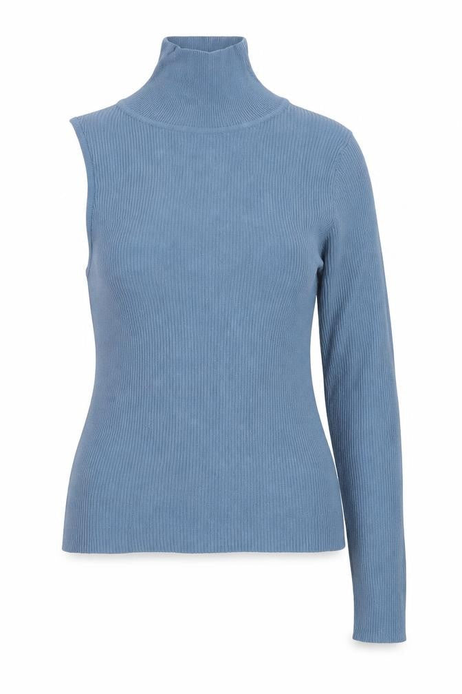 Womens UK Size S Zara Blue Pullover Jumper