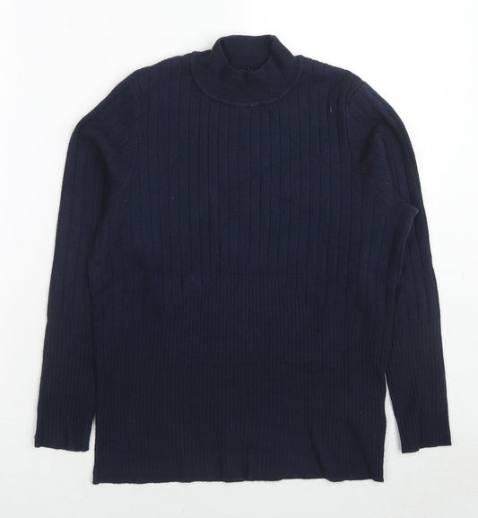 Womens UK Size 16 Marks and Spencer Blue Pullover Jumper