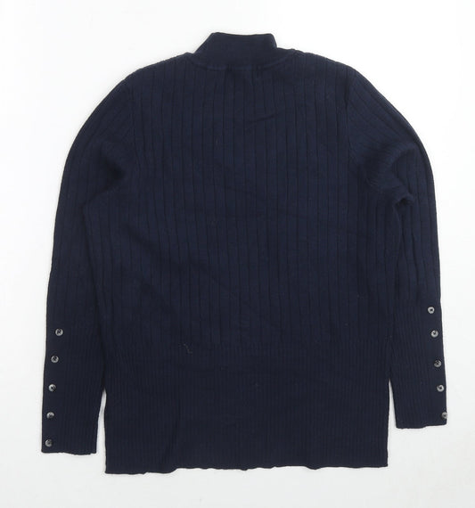 Womens UK Size 16 Marks and Spencer Blue Pullover Jumper