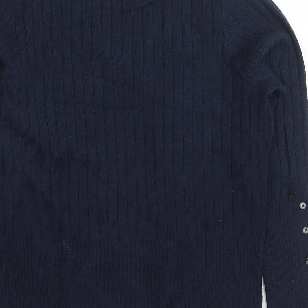 Womens UK Size 16 Marks and Spencer Blue Pullover Jumper