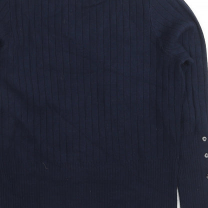 Womens UK Size 16 Marks and Spencer Blue Pullover Jumper