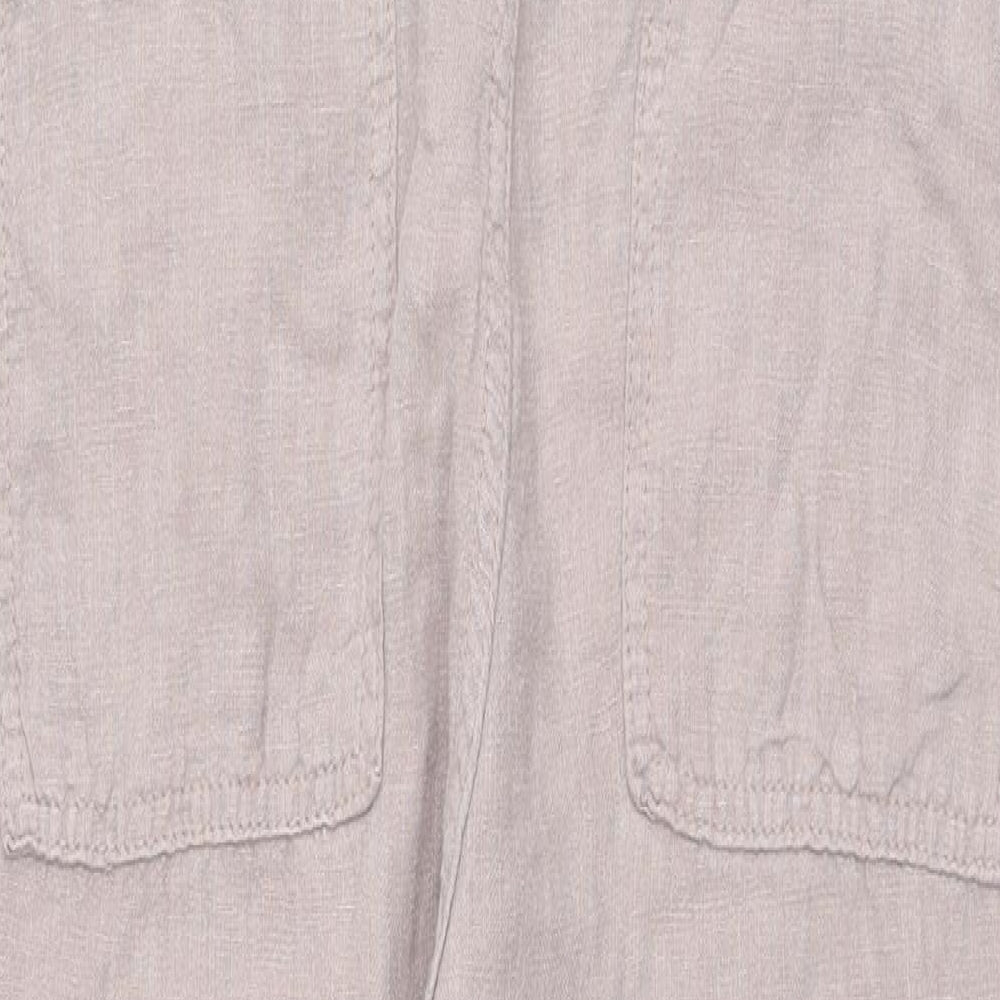 BDG Womens Beige Linen Jumpsuit One-Piece Size XS L28 in Pullover