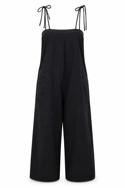 Womens UK Size 8 ASOS One-Piece Black Jumpsuit