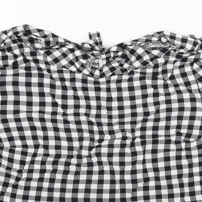 Womens UK Size 12 Therapy Black Basic Blouse