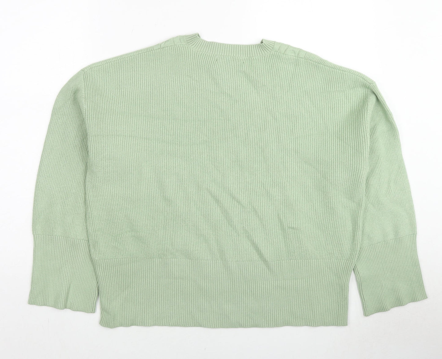 Womens UK Size L Marks and Spencer Green Pullover Jumper