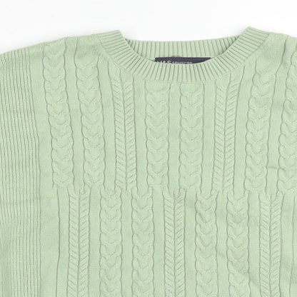 Womens UK Size L Marks and Spencer Green Pullover Jumper