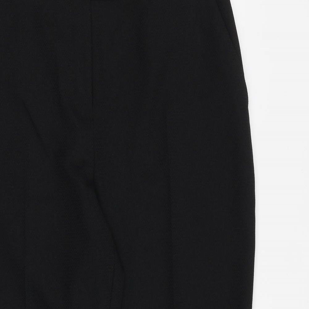 Womens UK Size 12 Dorothy Perkins Regular Fit Dress Pants Black Trousers