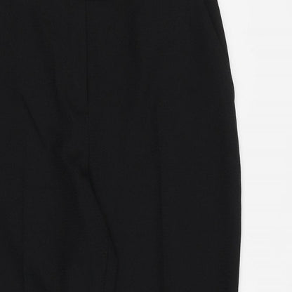 Womens UK Size 12 Dorothy Perkins Regular Fit Dress Pants Black Trousers