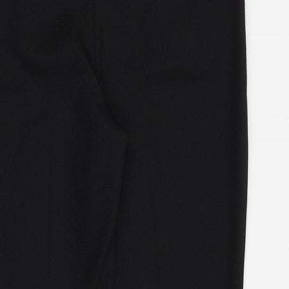 Womens UK Size 12 Dorothy Perkins Regular Fit Dress Pants Black Trousers