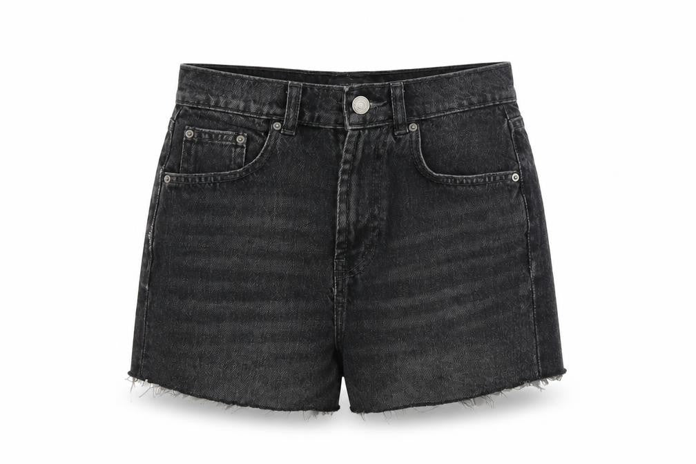 Womens UK Size 8 Denim & Co. Regular Fit Cut-Off Shorts