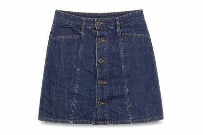 Womens UK Size 6 Jack Wills A-Line Denim Skirt