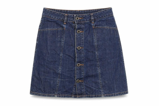 Womens UK Size 6 Jack Wills A-Line Denim Skirt