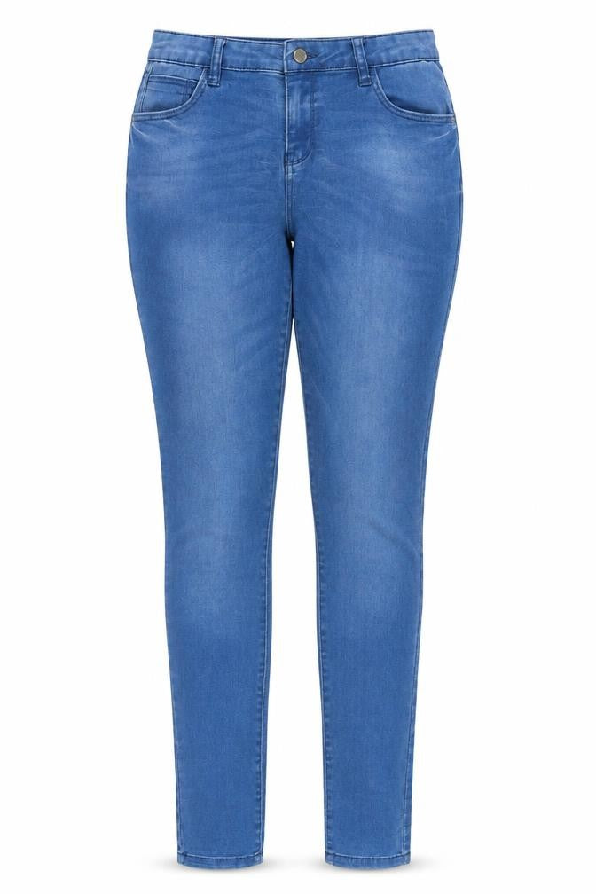Womens UK Size 12 Denim & Co. Regular Fit Skinny Blue Jeans