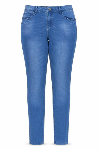 Womens UK Size 12 Denim & Co. Regular Fit Skinny Blue Jeans