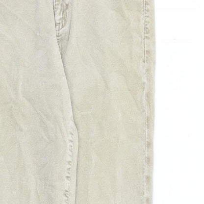 Womens UK Size 30 in Gap Regular Fit  Beige Trousers