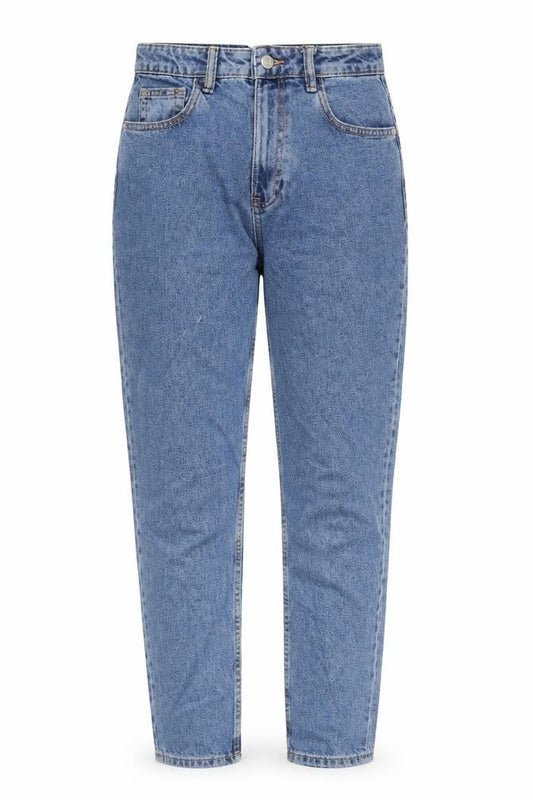 Womens UK Size 8 Zara Regular Fit Tapered Blue Jeans