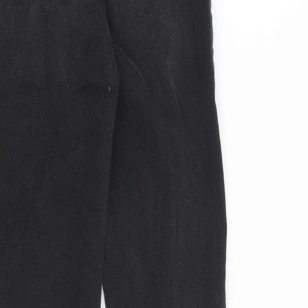 Denim & Co. Womens Black Cotton Skinny Jeans Size 8 L28 in Regular Zip