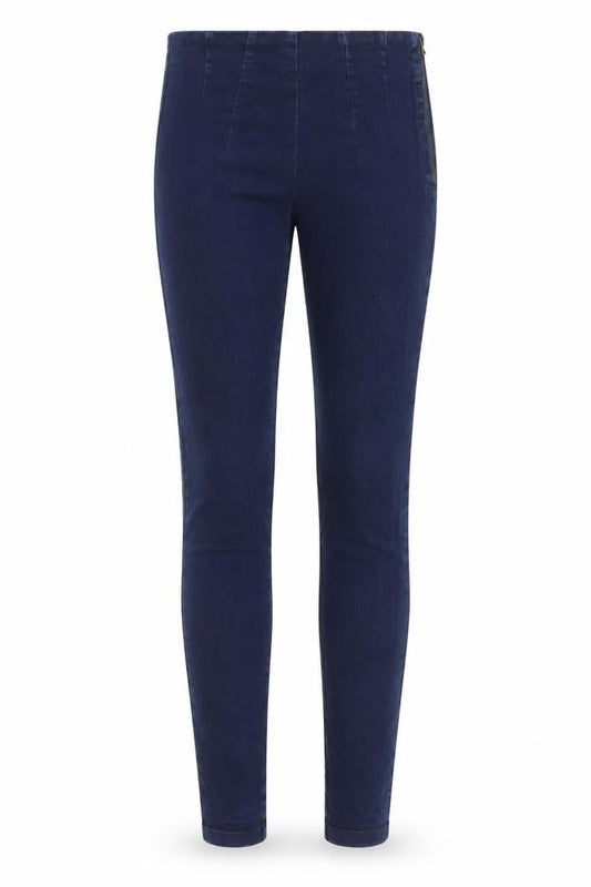 Phase Eight Womens Blue Cotton Skinny Jeans Size 8 L27 in Regular Zip