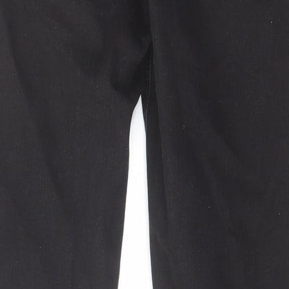 George Womens Black Cotton Skinny Jeans Size 10 L28 in Regular Zip