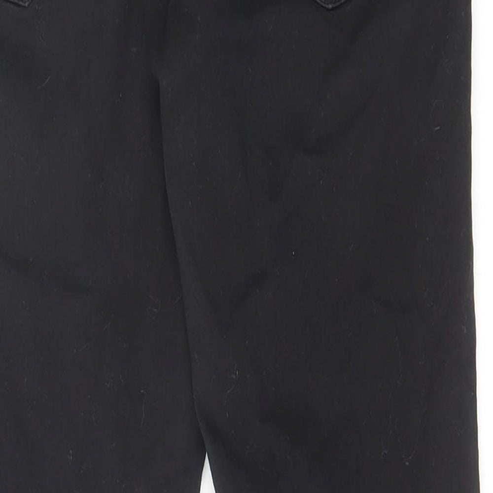 New Look Womens Black Cotton Skinny Jeans Size 6 L27 in Regular Zip