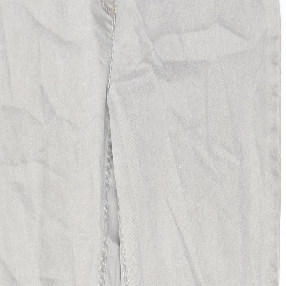 Toni Womens Grey Cotton Skinny Jeans Size 18 L29 in Regular Zip