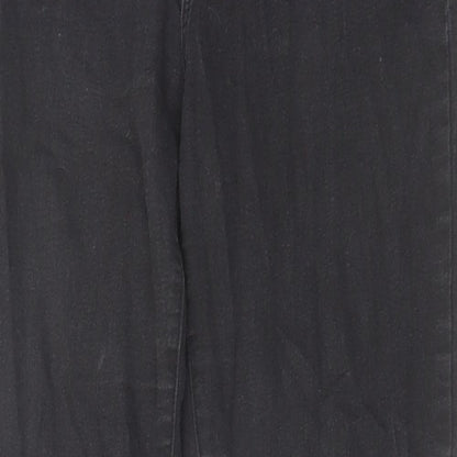 Denim & Co. Womens Black Cotton Skinny Jeans Size 12 L29 in Regular Zip