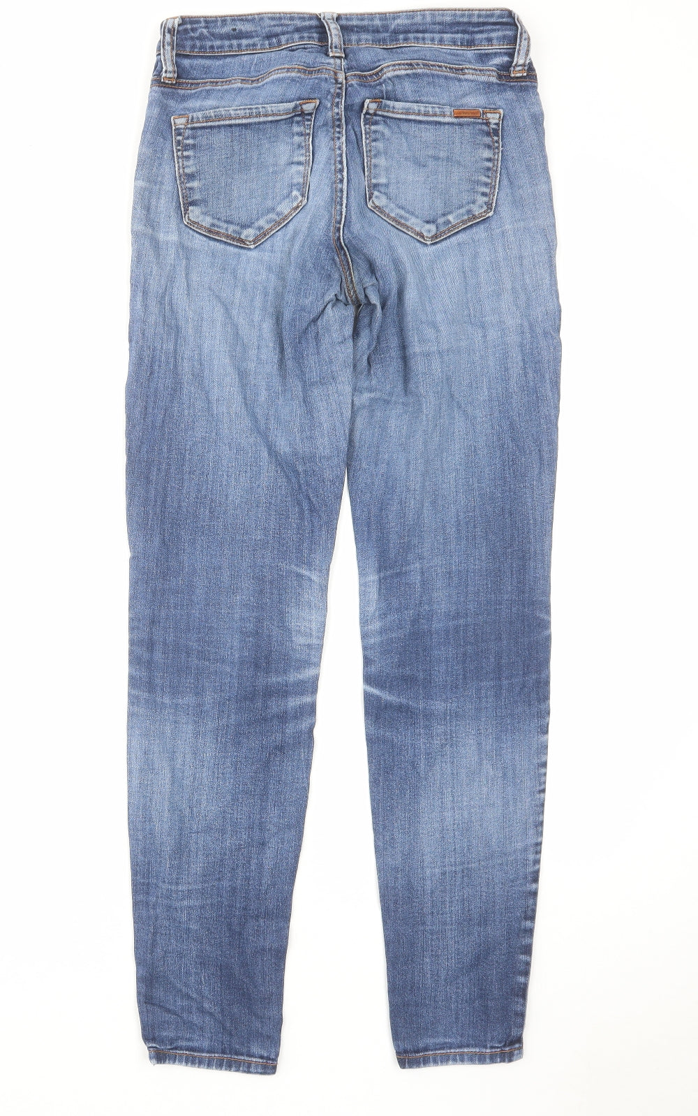 See Thru Soul Womens Blue Cotton Skinny Jeans Size 26 in L29 in Regular Zip