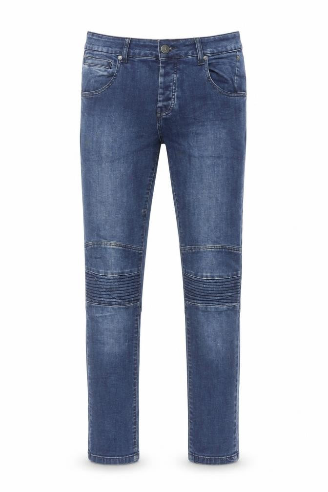 Mens UK Size 32 in Seven Series Regular Fit Straight Blue Jeans
